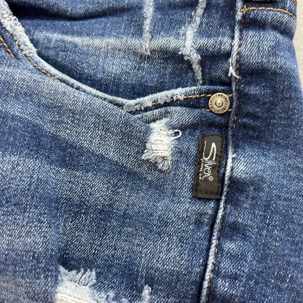 Silver Jean Co. Shorts Women's Size 22X5.5L Suki Distressed Casual Normcore - Picture 8 of 14